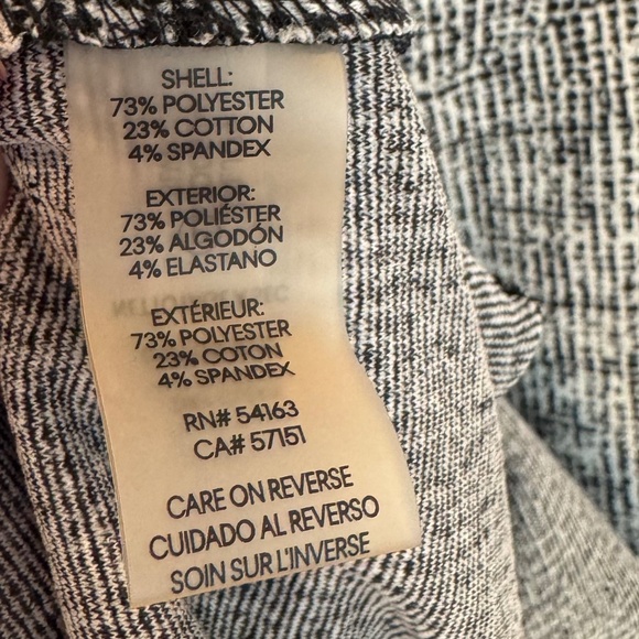 Karl Lagerfeld Paris Knit Sheath Black/White Short Sleeve Dress Size 4 - Picture 10 of 10